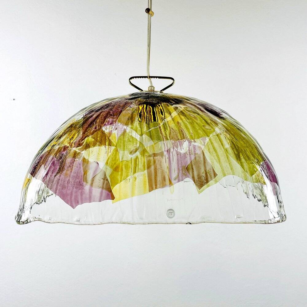 Large vintage Murano pendant lamp by La Murrina, 1990s.