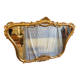Napoleon III giltwood mirror, Louis XV rocaille style – hallmarked