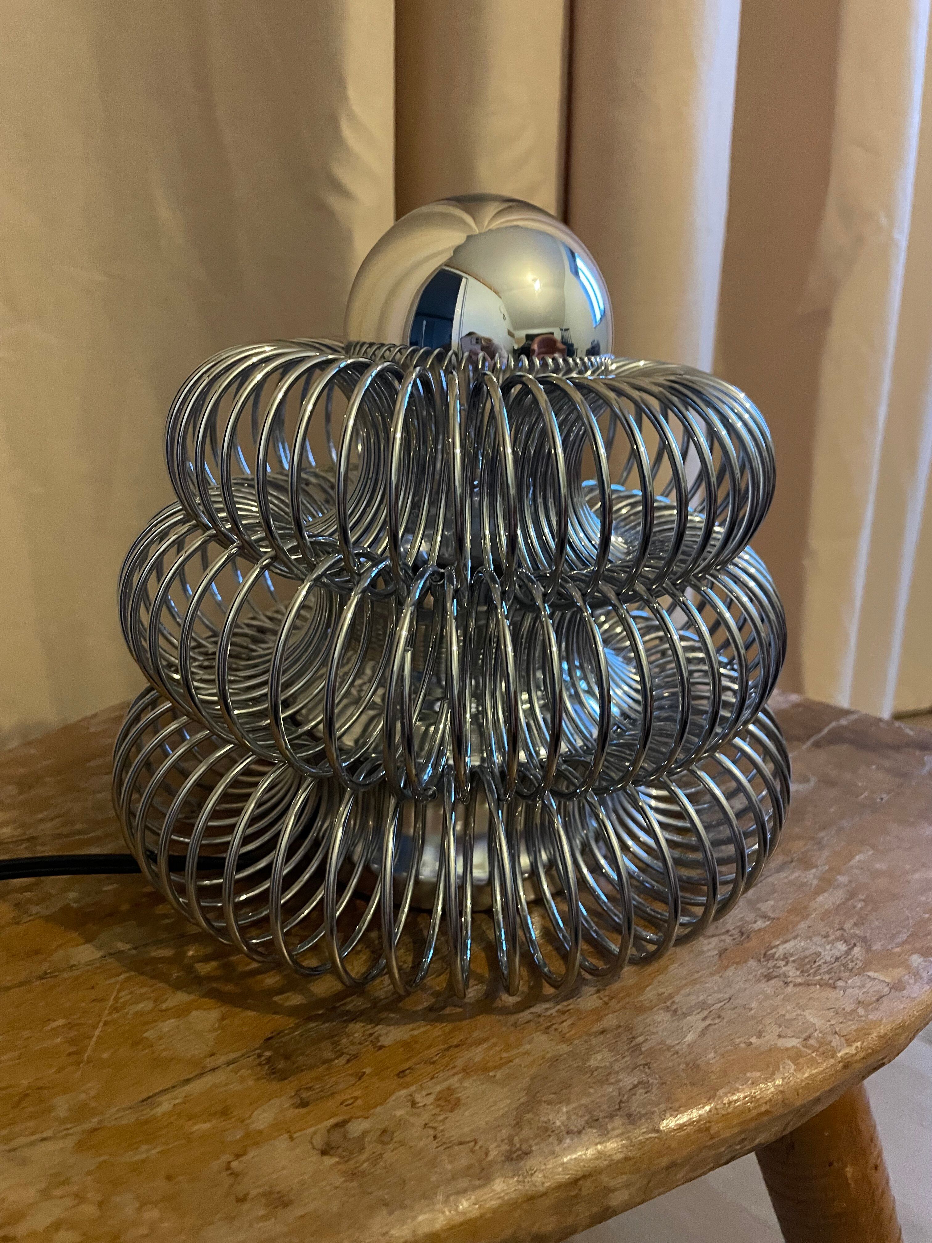 Philippe Rogier spring lamp for Oxar 1970s