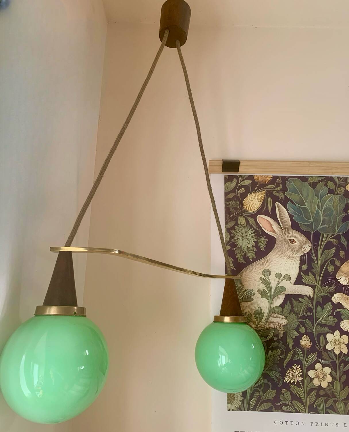 Scandinavian vintage pendant light