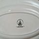 Oval plate L’amandinoise, model Auvergne