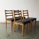 Set 4 Mid century 1970’s  high back dining chairs by Schreiber
