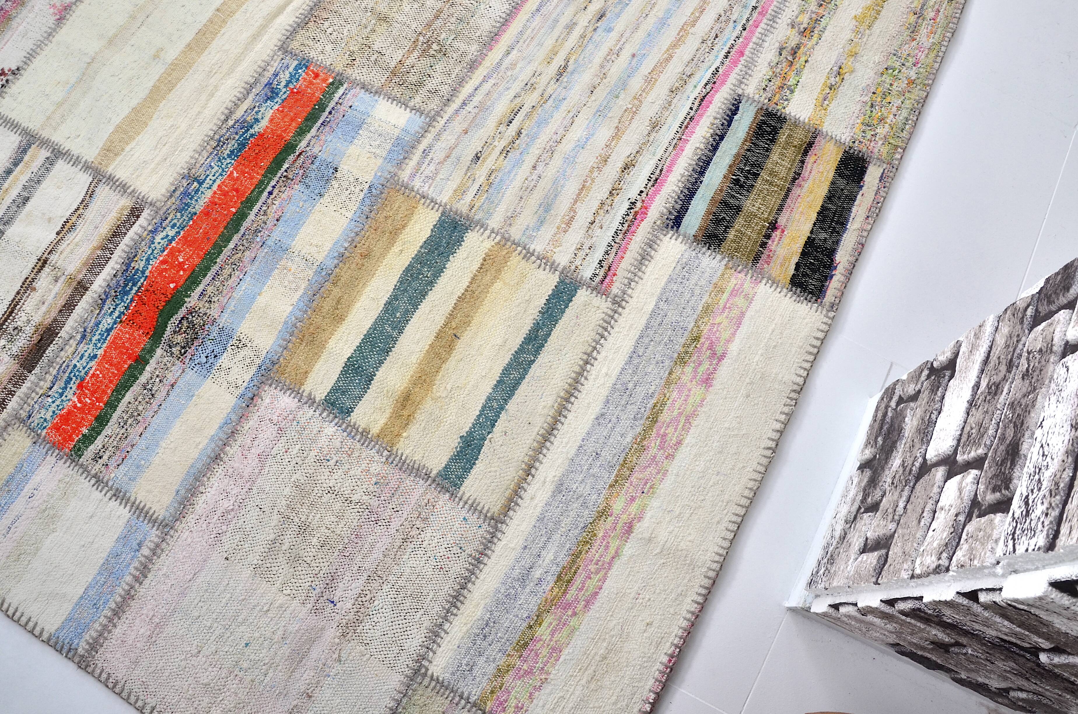 Oushak Oversize Anatolian Patchwork Rug sku 3045