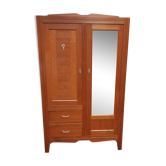 Parisian golden oak cabinet 1950