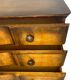 Commode italienne en placage et bois massif de noyer, années 1940-1950