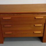 Oak-plated dresser 1980