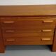 Oak-plated dresser 1980