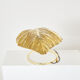 Rhubarb lamp in brass by Tommaso Barbi 1970