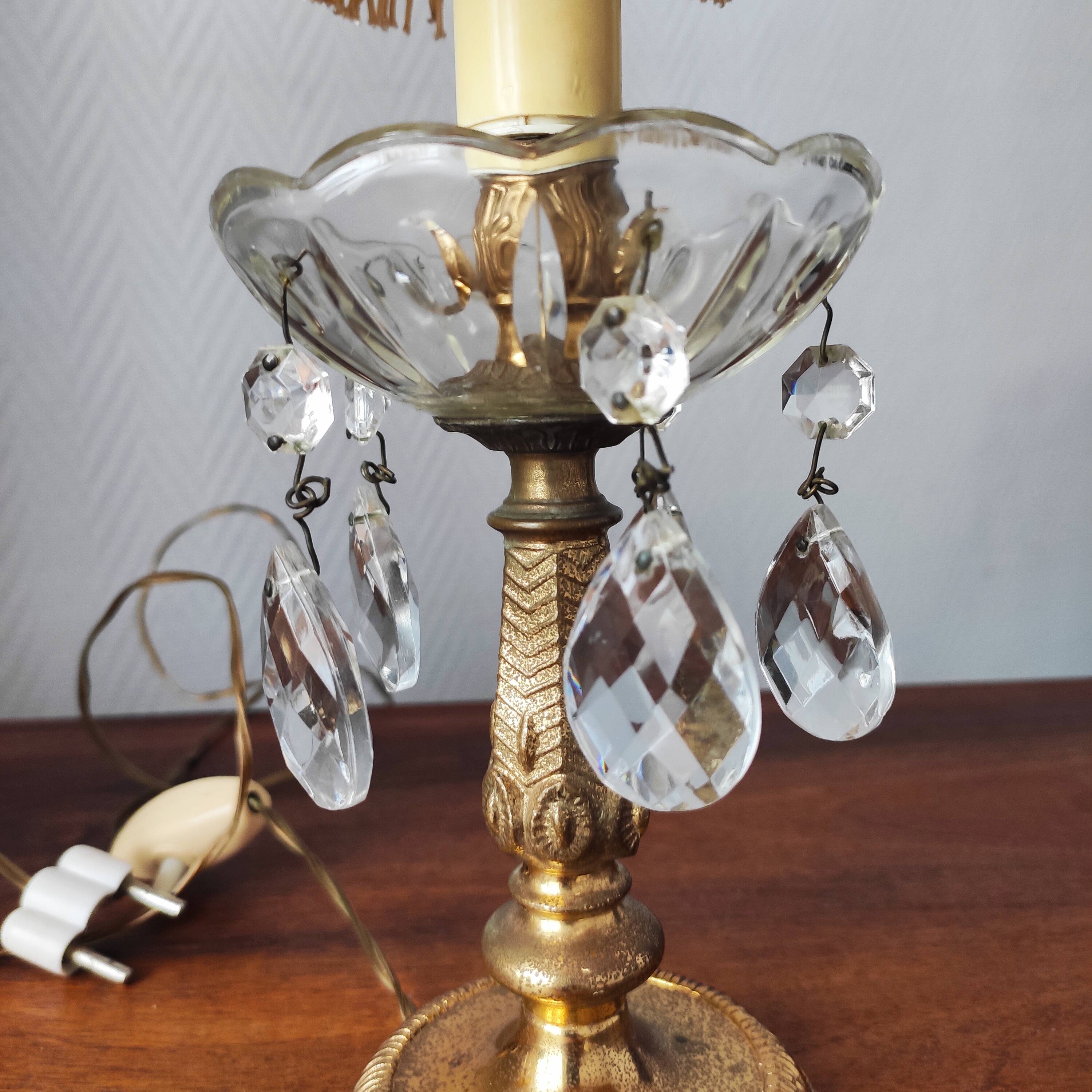 Paire de lampes classique vintage 1950