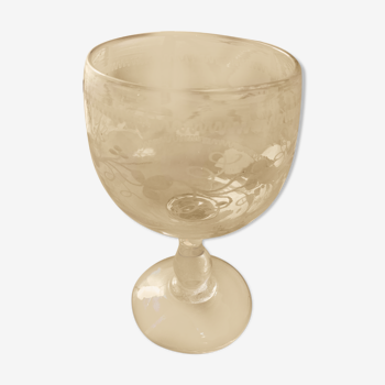 Verre de la fête cérémonie 19ème siècle