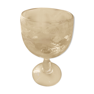 Verre de la fête cérémonie 19ème siècle