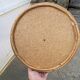 Vintage 1970s rattan parrot coat rack