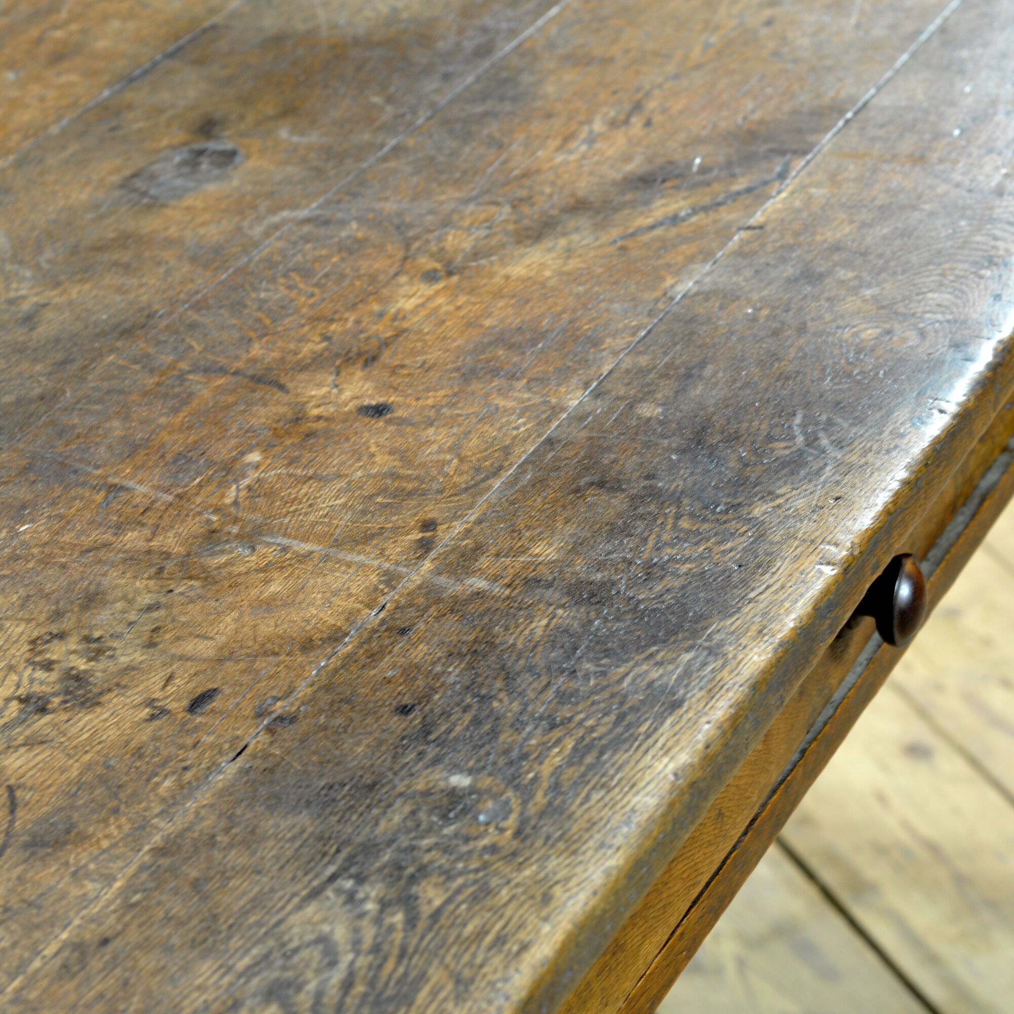 French oak table, circa 1850