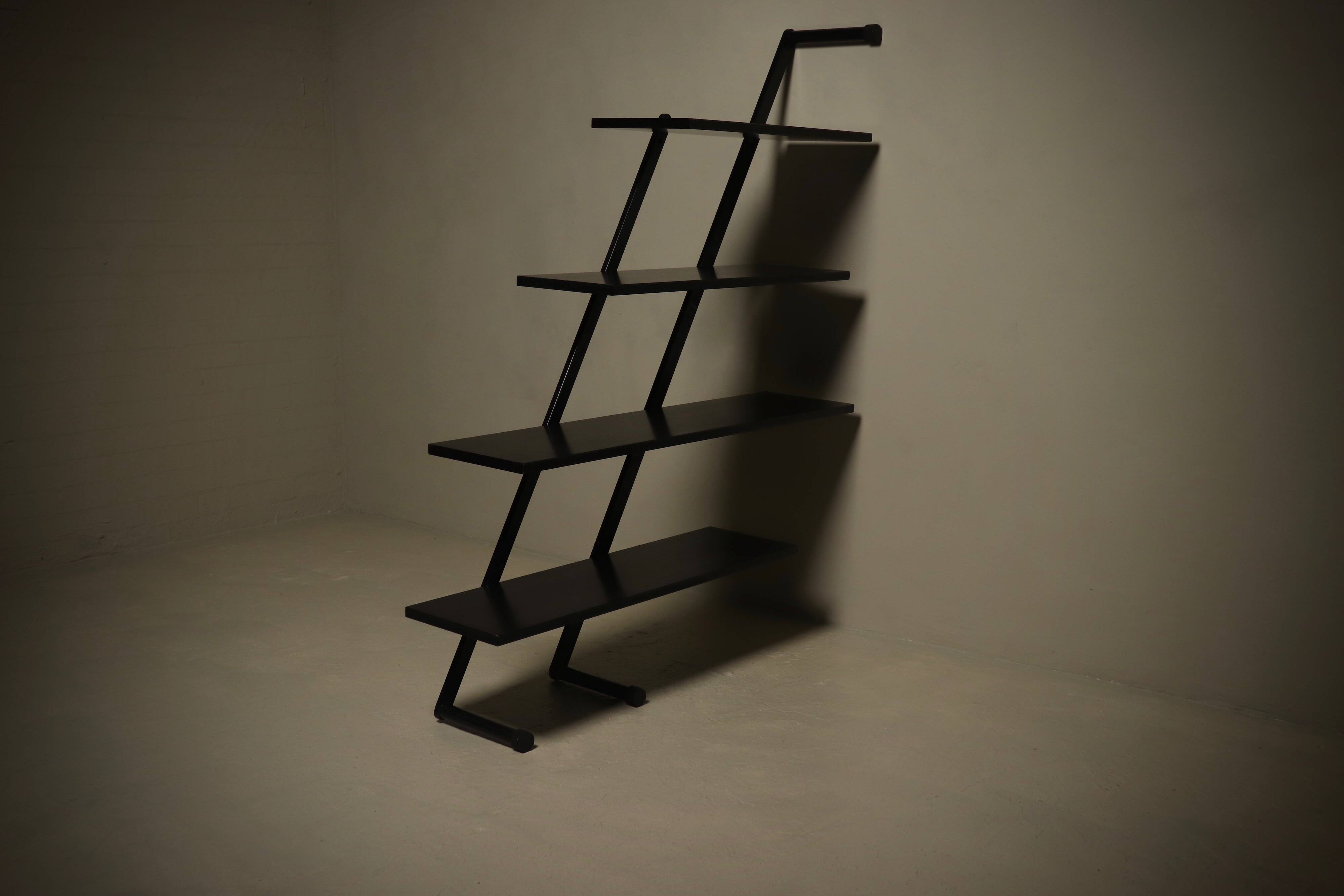 Postmodern Freestanding shelving Unit by Interlübke Germany 1980s