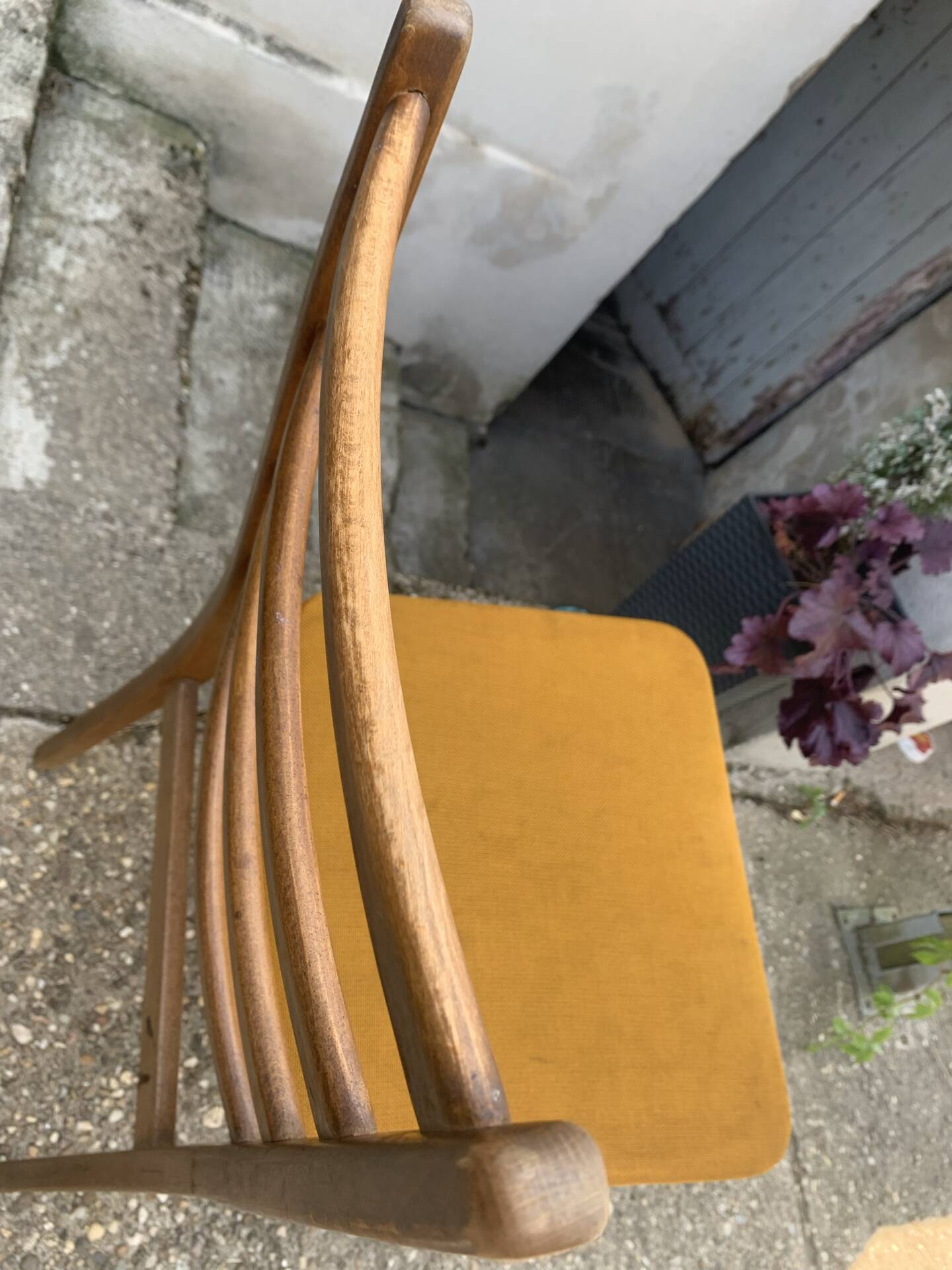 Pair of Vintage Scandinavian "Ladderback" Chairs (1960) - To Restore