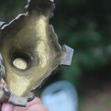 Pair of vintage candlesticks, baroque rococo style.