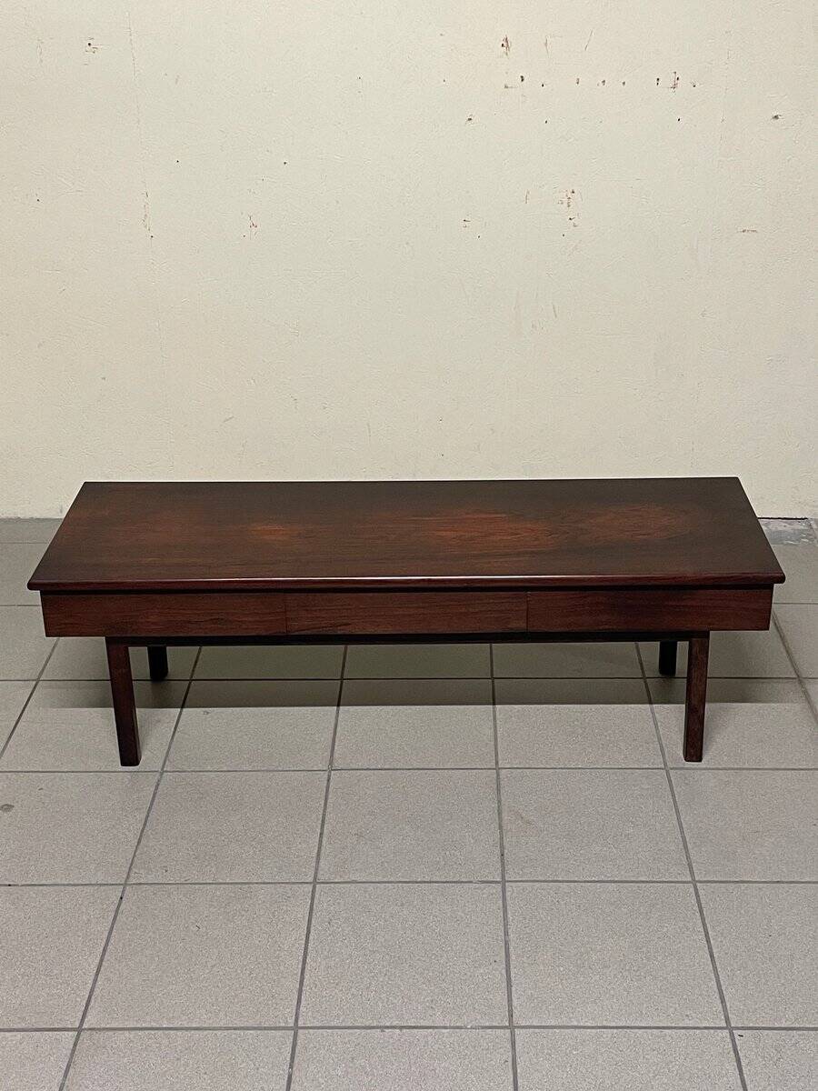 Table with three integrated drawers, 1960s.