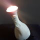 Table lamp Lichtsack "bag of light", futuristic design created by Christopher Born, year 2001