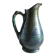 Vintage ceramic pitcher vase in glazed green and blue.