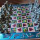 Vintage Egyptian chess set