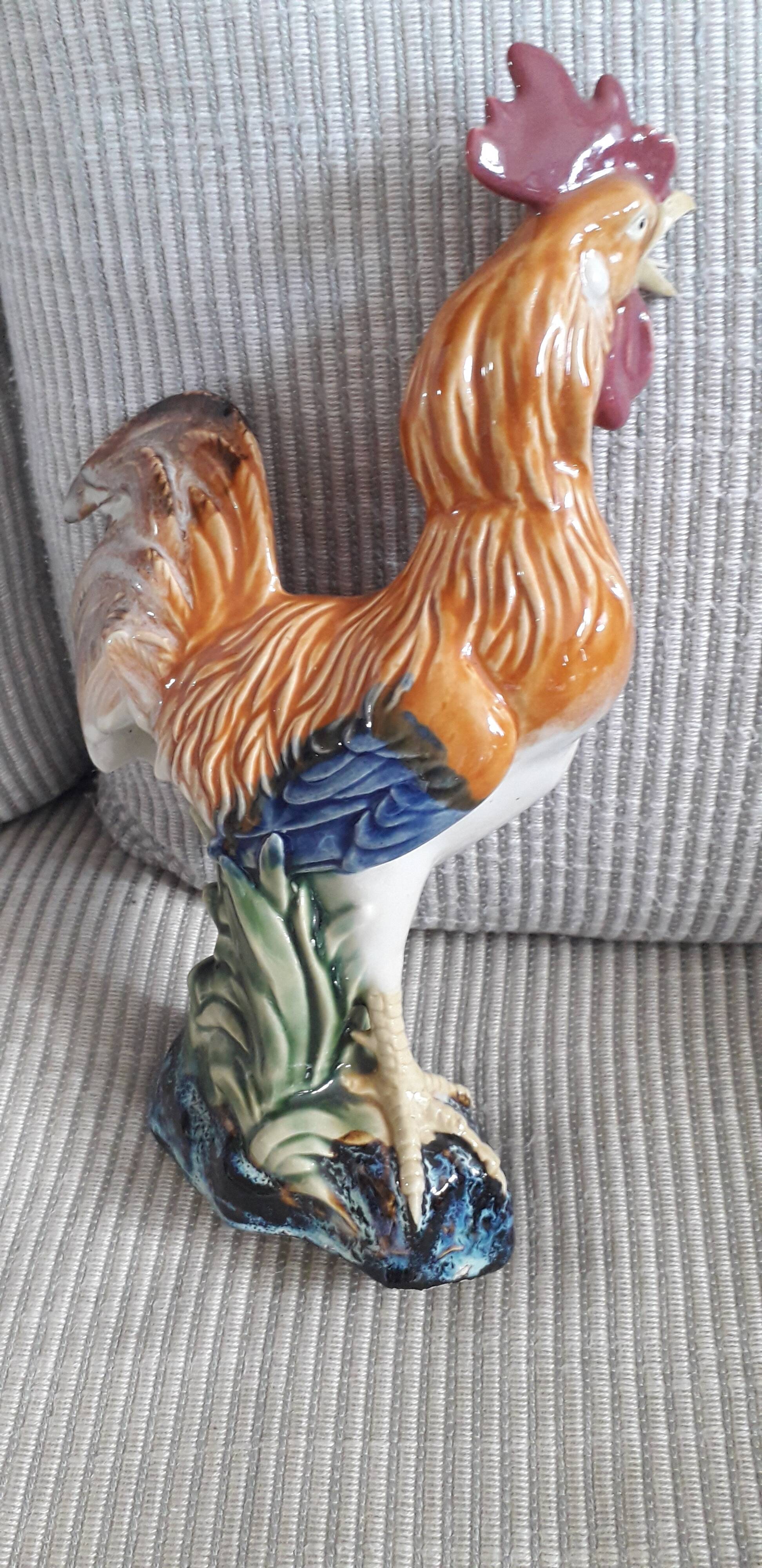 Very original vintage ceramic rooster