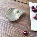 Cendrier coquillage laiton