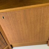Danish Modular Teak Library Bookshelf Corner Unit Bookcase Mid 20th Century