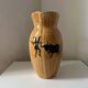 Vallauris Grandjean Jourdan pitcher with wood effect, 1950
