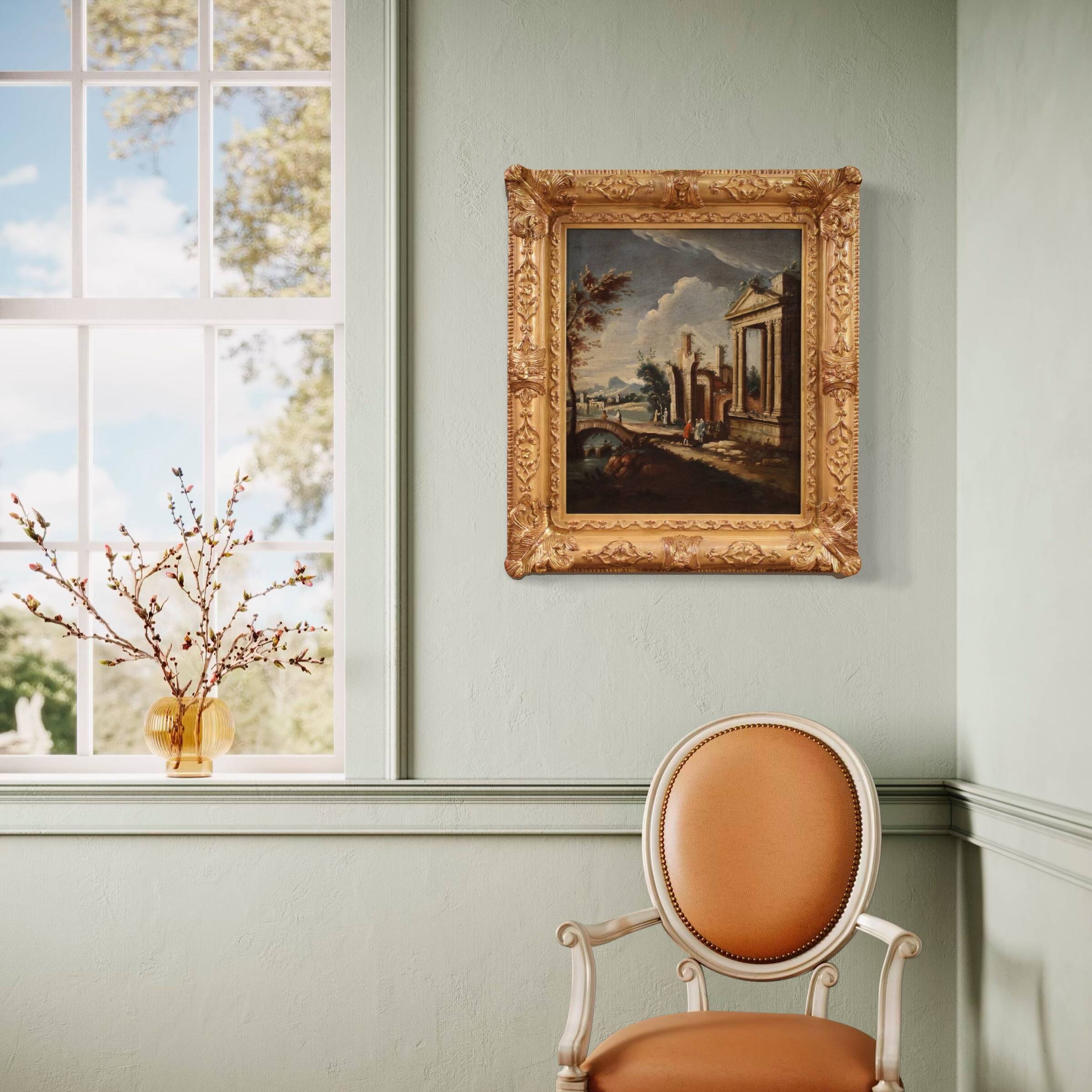 Venetian school painting of the 18th century, architectural capriccio