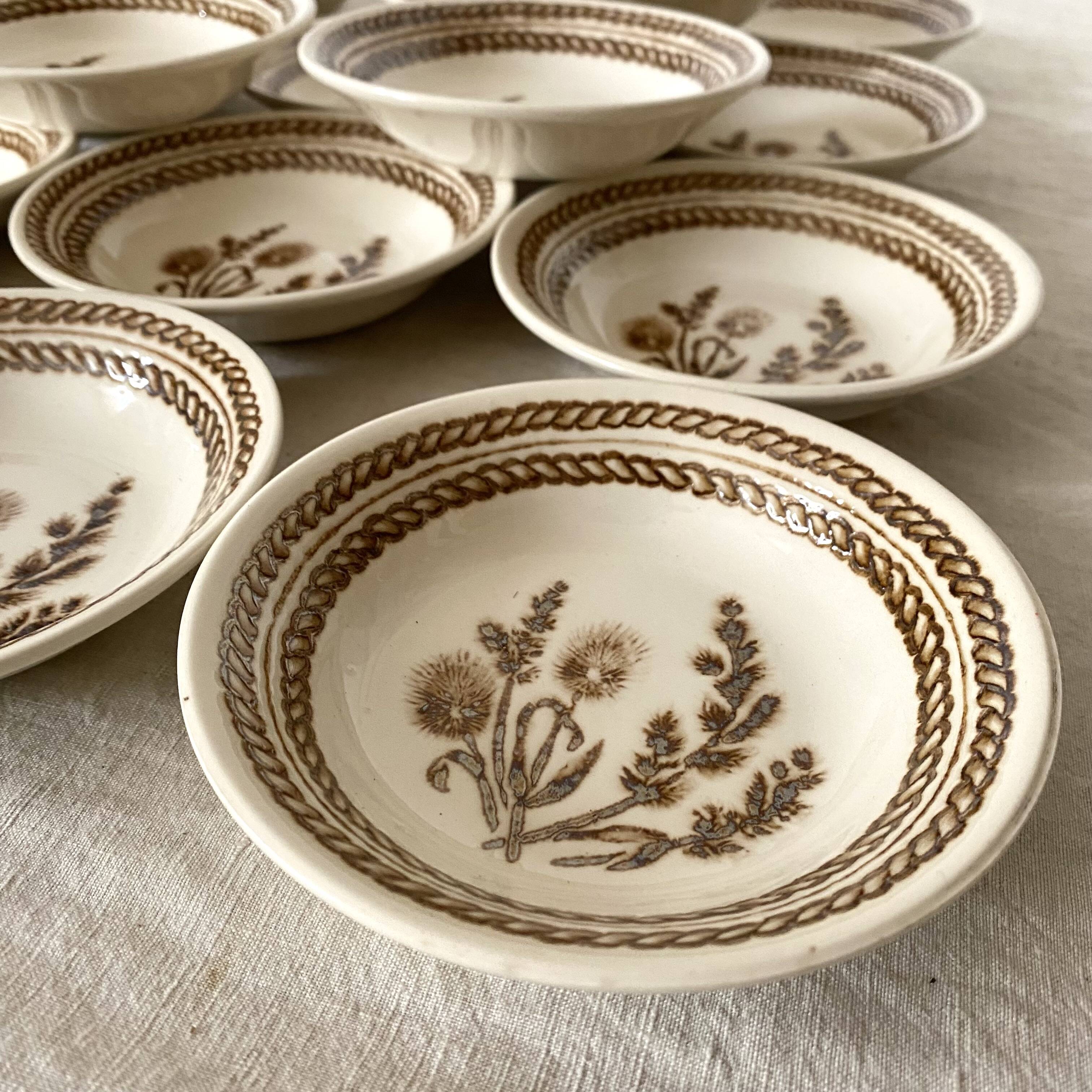 70s dessert bowls