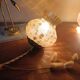 nomadic tulip amber striped lamp, retro chic