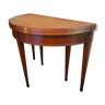 Louis XVI mahogany half-moon table