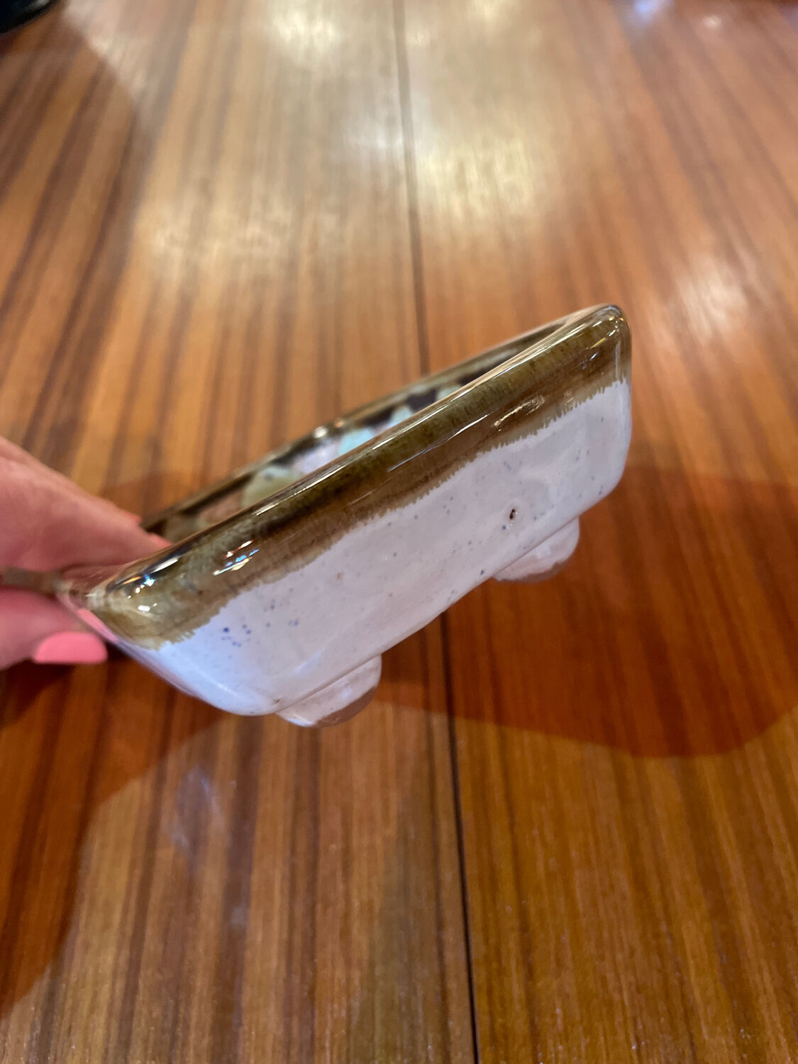 Rolland Moreau glazed ceramic ashtray