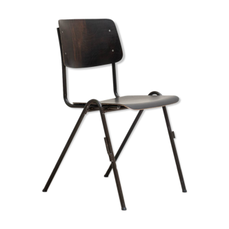 Stackable chair Galvanitas S27 ebony brown