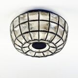 Mid-Century Glass Flush Mount from Limburg, Germany, 1960s