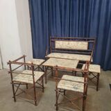 Antique Faux Bamboo Parlor Set by Maison Staněk – Prague