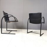 Vintage cirkel chairs by Metaform, 1980s, set of 6