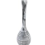 Vintage gray ceramic soliflore, 1970