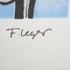 Fernand Léger : Les constructeurs saluant, lithographie signée