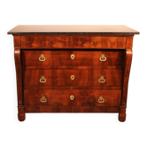 Commode d'époque Restauration En Noyer