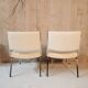 Paire de chauffeuses vintage