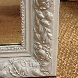 Louis Philippe mirror with patinated cartouche
