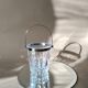 Vintage DArques Crystal Ice Bucket Diamond Tips