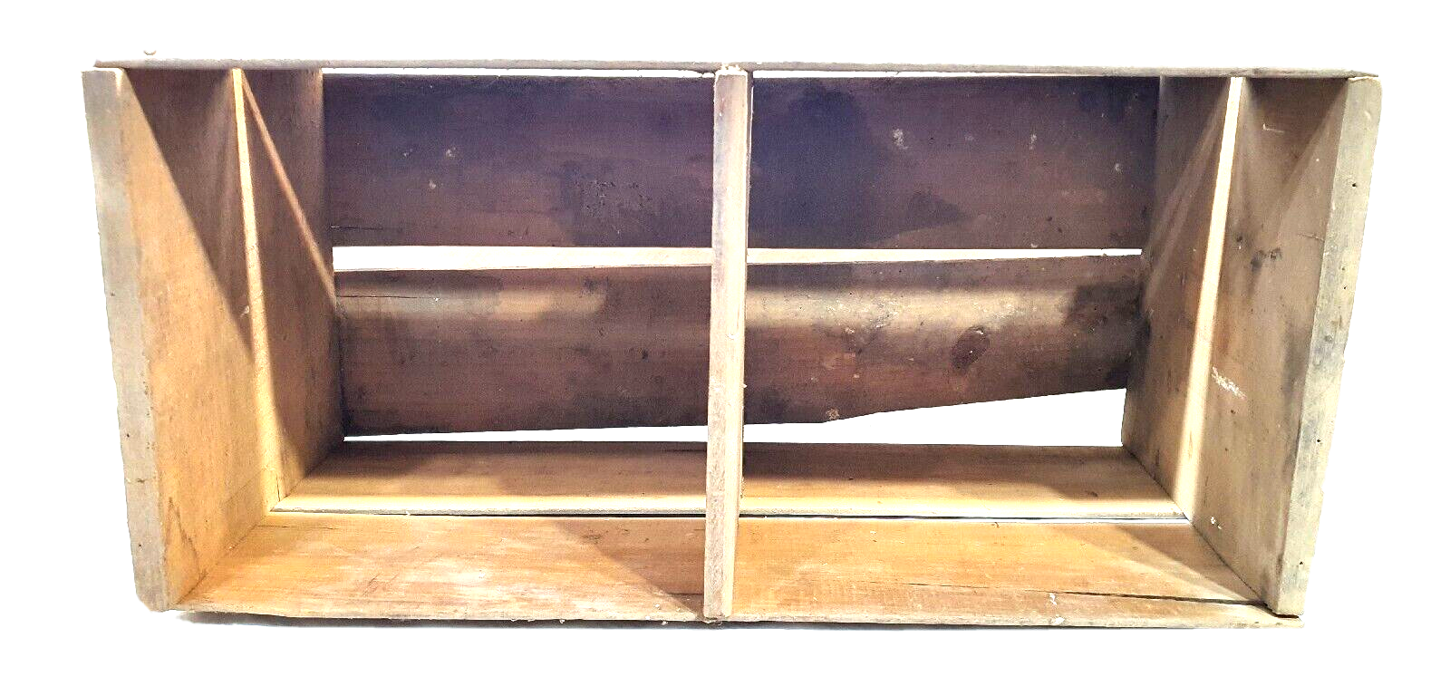 Old wooden advertising box Tropigold oranges Sao Paulo vintage