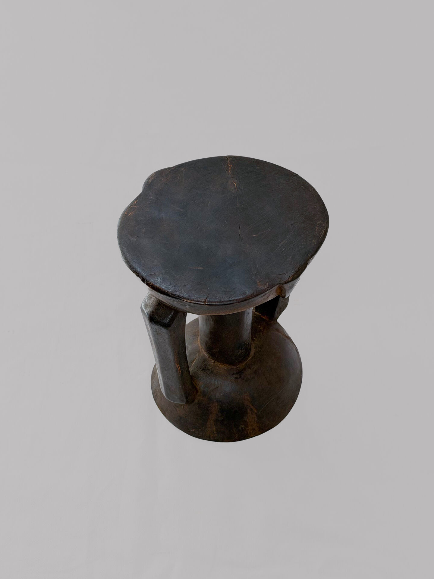 Tabouret africain en bois (Burkina Faso)
