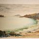 Aquarelle plage de Rotheneuf en Bretagne