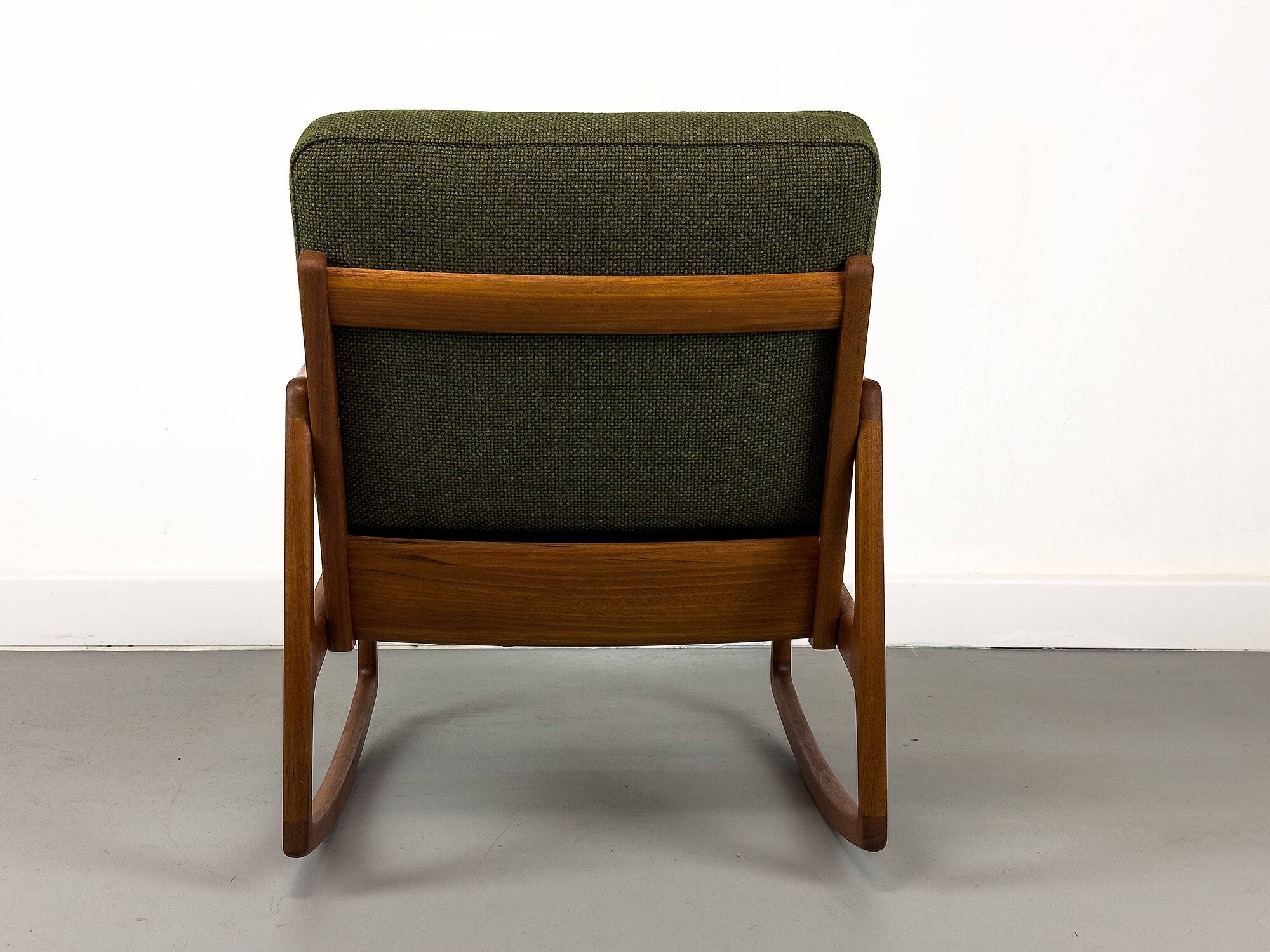 Danish Teak Rocking Chair by Ole Wanscher for France & Son, 1960s