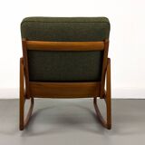 Danish Teak Rocking Chair by Ole Wanscher for France & Son, 1960s