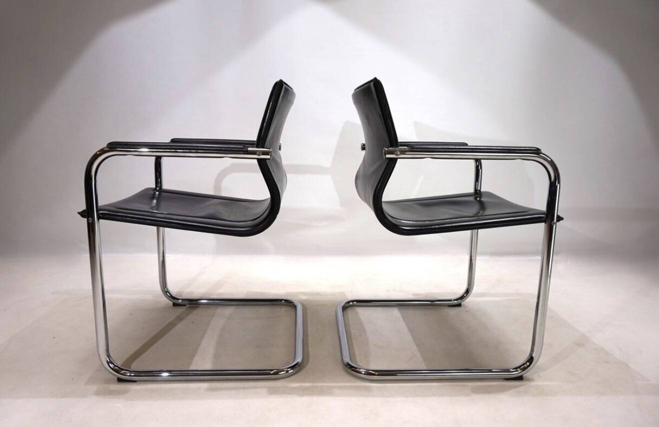 Pair of Matteo Grassi armchairs, 1970