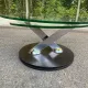 Ricochet coffee table in glass Naos Italy La Casa Animata 1990